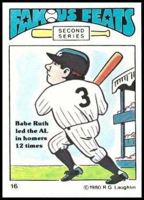 16 Babe Ruth